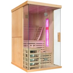 Sauna fińska EN2S Natural z panelami solnymi powystawowa