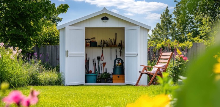 Domek narzędziowy – ile od granicy działki i czy trzeba zgłaszać? 