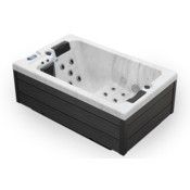 Wanna ogrodowa z hydromasażem Aquess Ellora 1201 2-osobowa poekspozycyjna