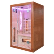 Sauna infrared Nordum Solea 2-osobowa WiFi brązowa