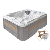 Wanna ogrodowa z hydromasażem Aquess Soulmate 3202 3-osobowa + gratisy