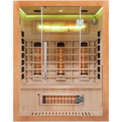 Sauna infrared Nordum Solea 3-osobowa WiFi brązowa