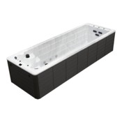 Basen ogrodowy z przeciwprądem i hydromasażem Aquess Horizon 680 x 235 cm