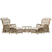 Meble ogrodowe technorattanowe Corfu Natural / Beige