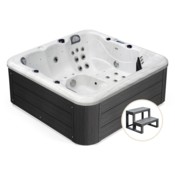Wanna ogrodowa z hydromasażem 320 P1 ze sterownikiem Balboa + Schodki do wanny ogrodowej z hydromasażem