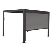 Pergola ogrodowa Schatler Modern 4x4 m + Roleta do pergoli ogrodowej Schatler Modern 4 m