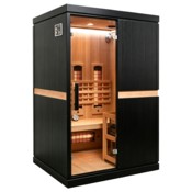 Sauna hybrydowa Nordum Combi Line 2-osobowa czarna
