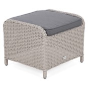 Podnóżek technorattanowy Bristol White / Grey