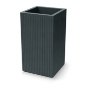 Donica ogrodowa Coro Square High Graphite 27 l