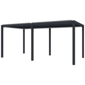 Pergola ogrodowa elektryczna Schatler Nova Lux Alu 8x4 m z oświetleniem LED