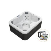 Wanna ogrodowa z hydromasażem Aquess Zenya 2001 4-osobowa + gratisy