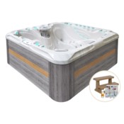 Wanna ogrodowa z hydromasażem Aquess Felicity 7202 5-osobowa + gratisy