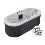 Wanna ogrodowa z hydromasażem Aquess Zenya 22501 + gratisy