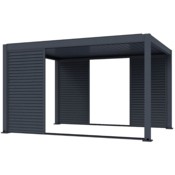 Przesuwna ścianka żaluzjowa 4 m do pergoli Schatler Nova Lux Alu