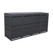 Zabudowa kosza śmietnikowego TOP BOX Premium 4 x 120 l
