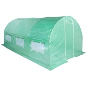 Tunel foliowy 300 x 450 cm (13,5 m2) stelaż + folia zielona