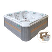 Wanna ogrodowa z hydromasażem Aquess Devotion 7202 5-osobowa + gratisy
