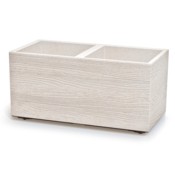 Donica ogrodowa Madera Case Eco Wood Eco White 26 l