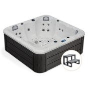 Wanna ogrodowa z hydromasażem 310 P1 ze sterownikiem Balboa + Schodki do wanny ogrodowej z hydromasażem