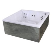 Wanna ogrodowa z hydromasażem Hanscraft Oka Plug & Play Wave 2