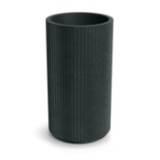 Donica ogrodowa Coro Round High Charcoal 22 l