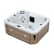 Wanna ogrodowa z hydromasażem Aquess Zenya 2001 4-osobowa Brown