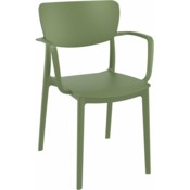 Krzesło Siesta Lisa Olive Green