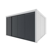 Przesuwna ścianka żaluzjowa 4 m do pergoli Schatler Nova Lux Alu