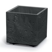 Donica ogrodowa Sierra Square Beton Effect Black Concrete 13 l