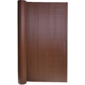 Mata PVC na ogrodzenie 200 x 500 cm brązowa