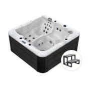 Wanna ogrodowa z hydromasażem 510 P2 ze sterownikiem Balboa + Schodki do wanny ogrodowej z hydromasażem