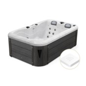 Wanna ogrodowa z hydromasażem Aquess Zenya 1201 3-osobowa + Moduł zdalnego sterowania do wanny ogrodowej Aquess
