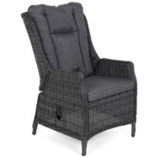 Fotel technorattanowy Bristol Relax Grey / Grey Melange