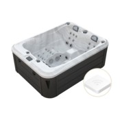 Wanna ogrodowa z hydromasażem Aquess Nevara 2752 3-osobowa + Moduł zdalnego sterowania do wanny ogrodowej Aquess