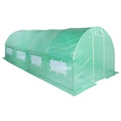 Tunel foliowy 3x6 m wzmocniony zielony