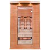 Sauna infrared Nordum Classic 2-osobowa WiFi brązowa