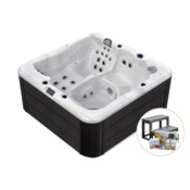 Wanna ogrodowa z hydromasażem Aquess Zenya 5102 6-osobowa + gratisy