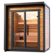 Sauna fińska zewnętrzna Leil® Saunas Patio XXS 3-osobowa