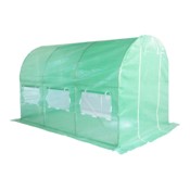 Tunel foliowy 2x3,5 m wzmocniony zielony