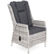Fotel technorattanowy Bristol Relax Light Grey / Grey Melange