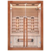 Sauna infrared Nordum Solea X 3-osobowa WiFi brązowa