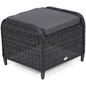 Podnóżek technorattanowy Bristol Grey / Grey Melange