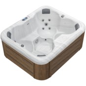 Wanna ogrodowa z hydromasażem Aquess Zenya 2001 Brown 4-osobowa
