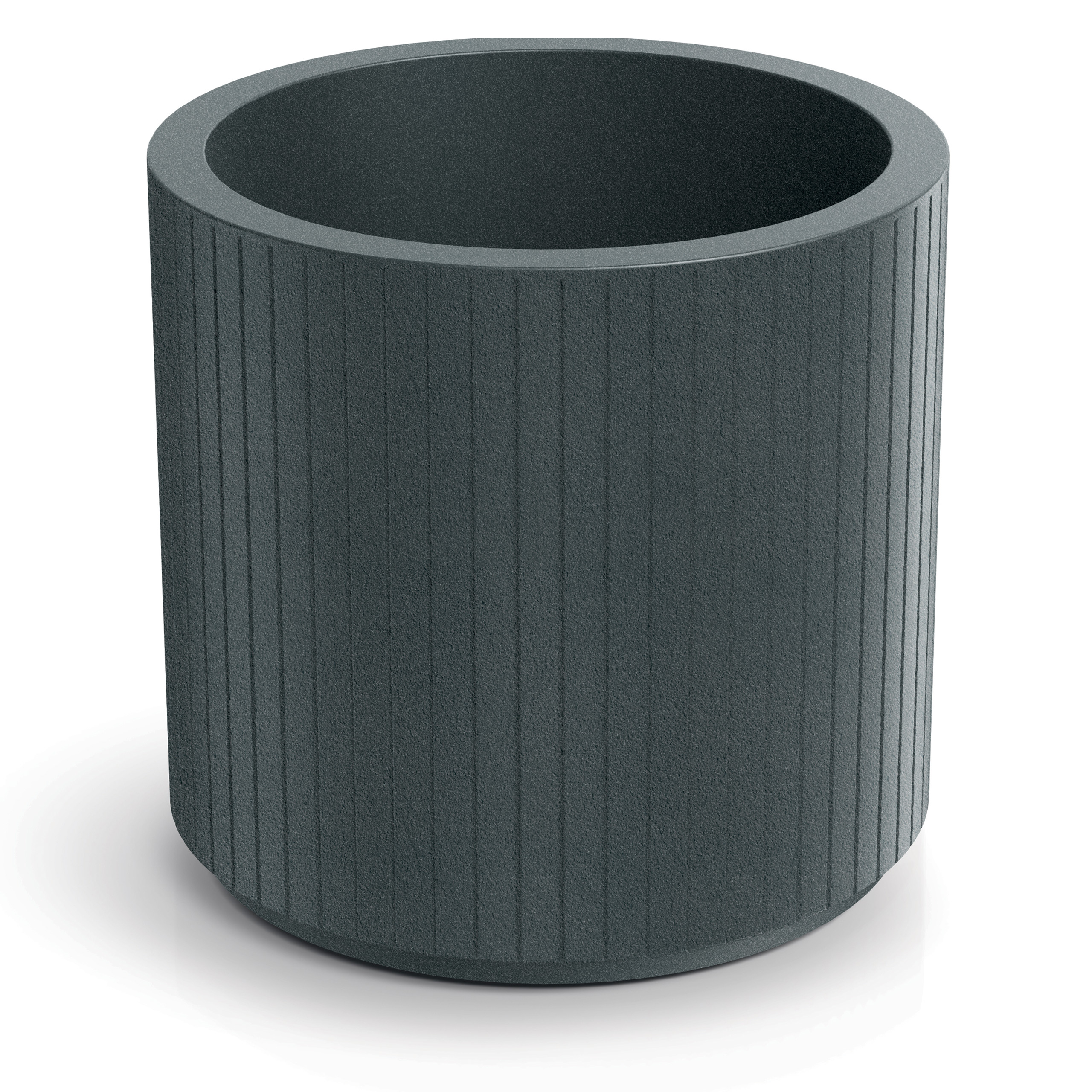 Donica ogrodowa Prosperplast Coro Round Graphite 34 l