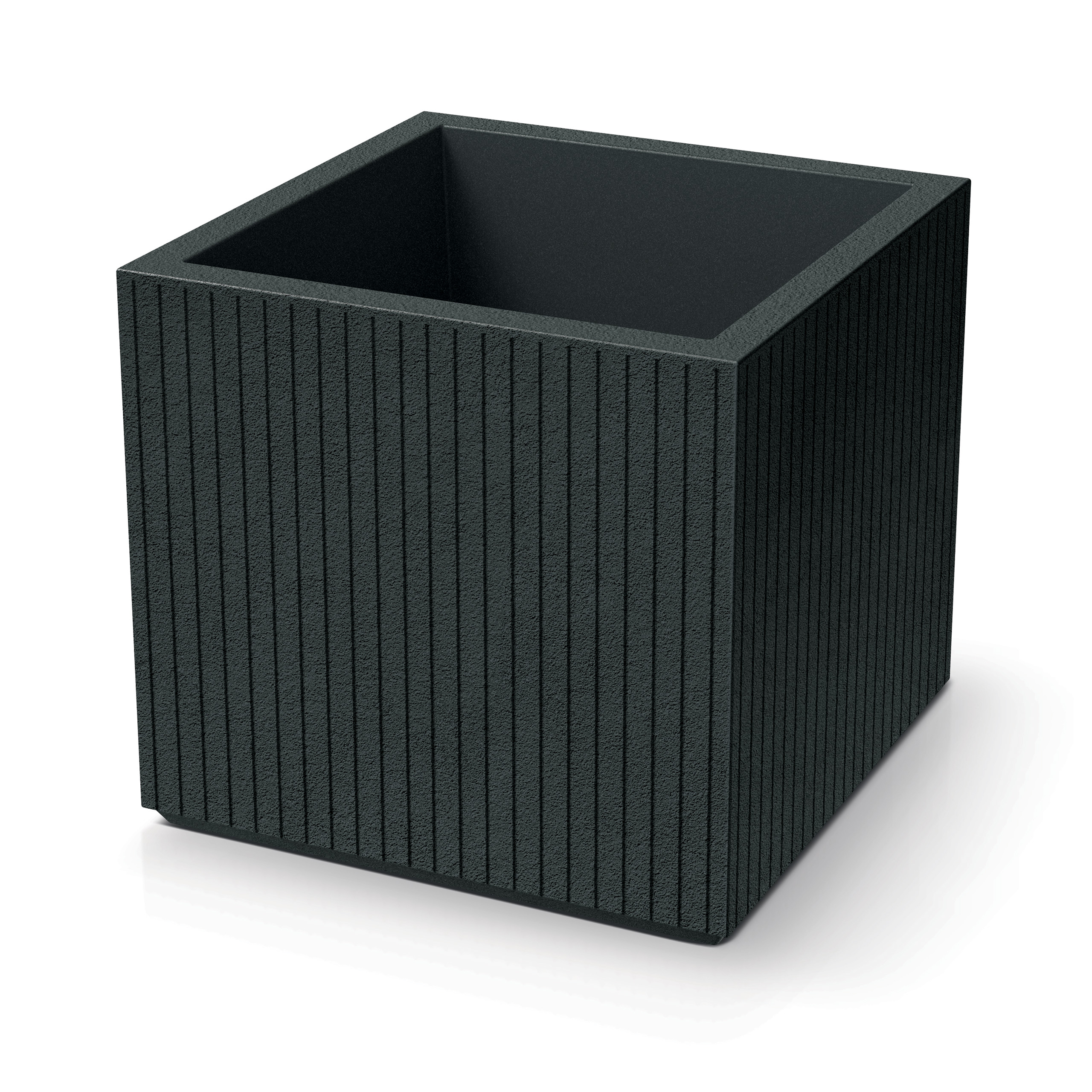 Donica ogrodowa Prosperplast Coro Square Charcoal 47 l