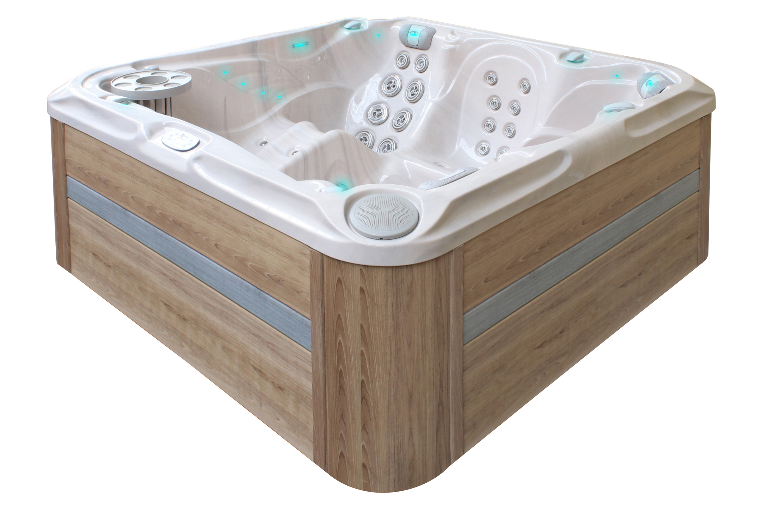 Wanna ogrodowa z hydromasażem Aquess Delight 5202 5-osobowa
