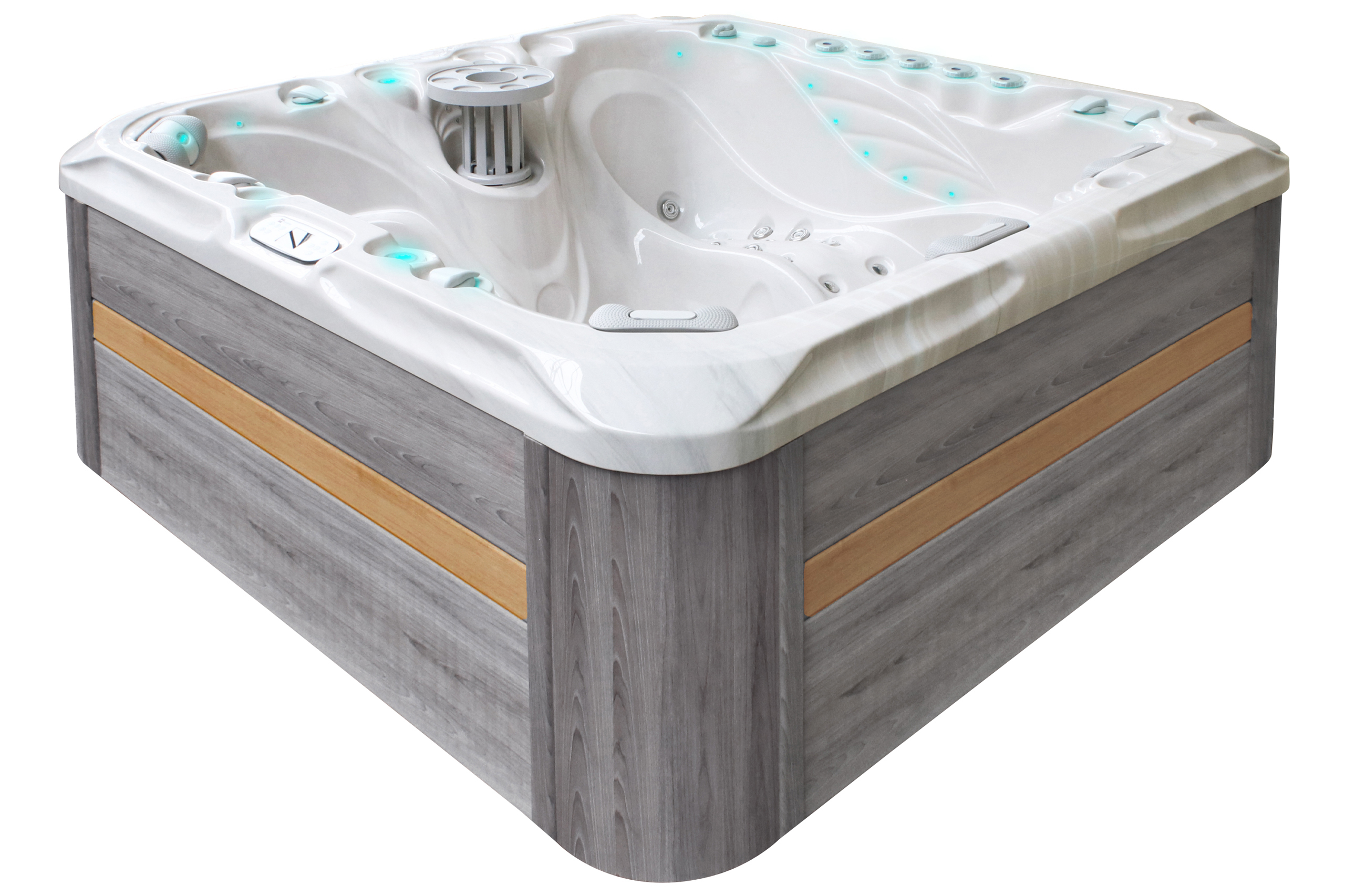 Wanna ogrodowa z hydromasażem Aquess Felicity 7202 5-osobowa