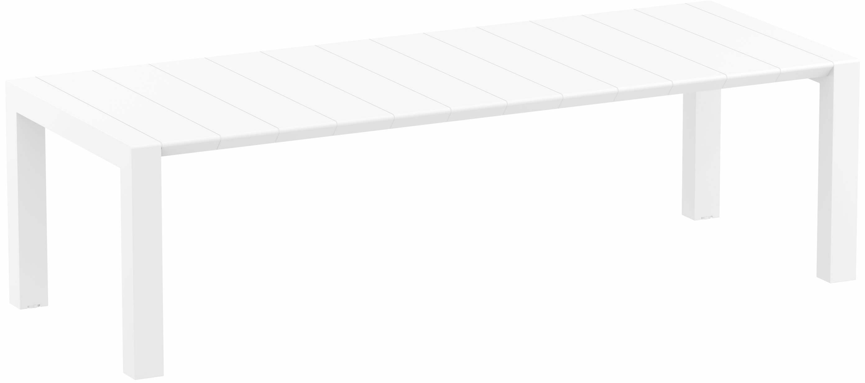Stół Siesta Vegas 260+40 cm White