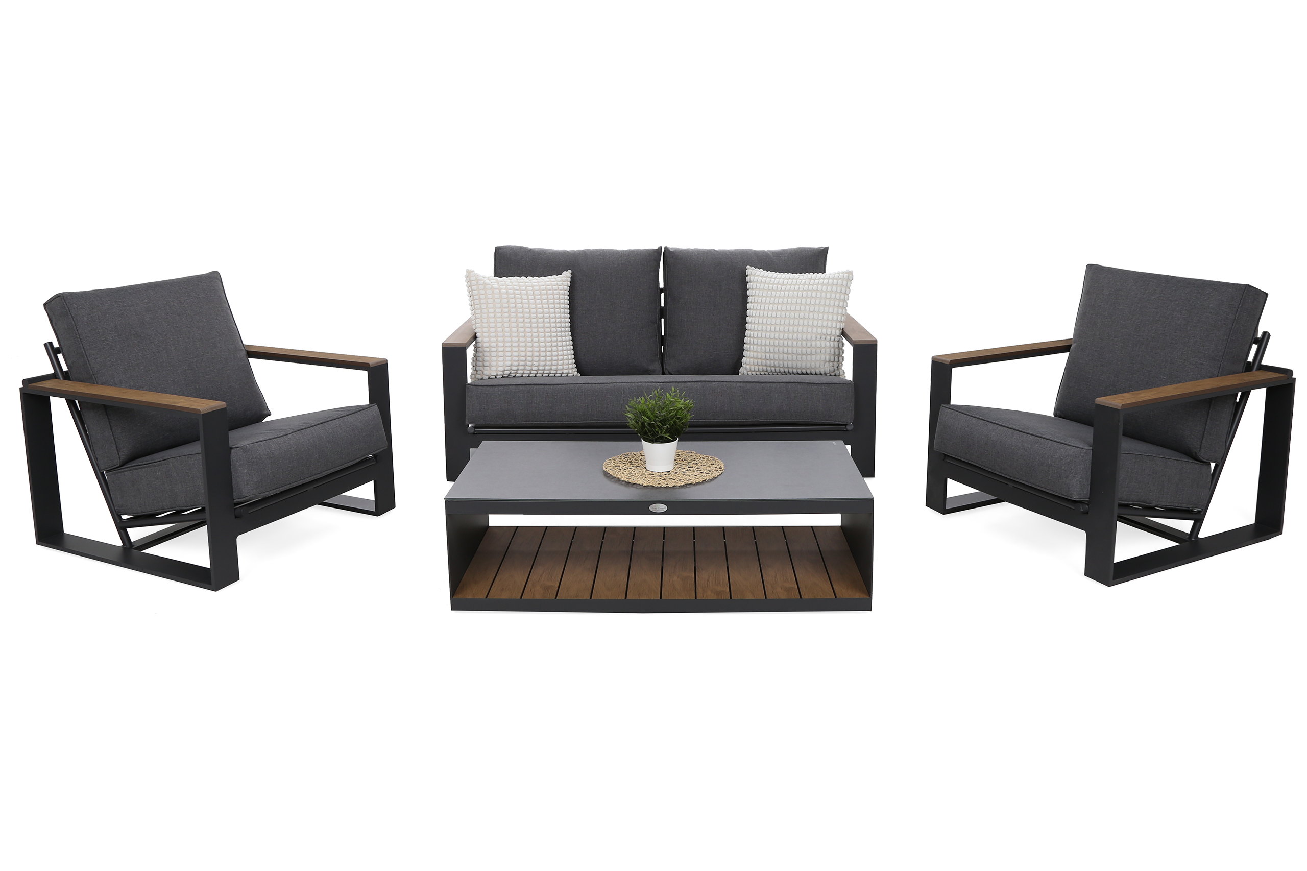 Meble ogrodowe aluminiowe San Marco Grey / Grey Melange