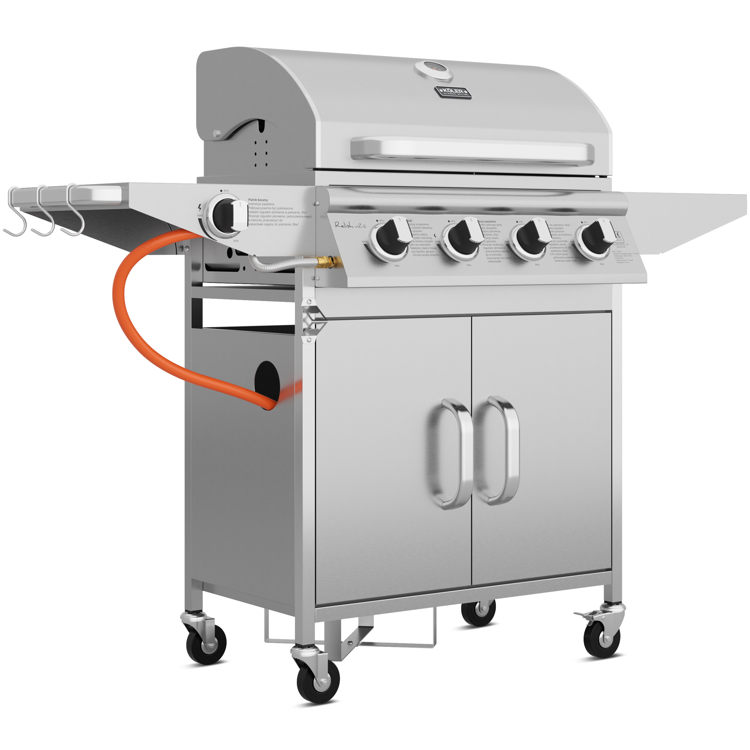 Grill gazowy Köler Relish V2 Silver